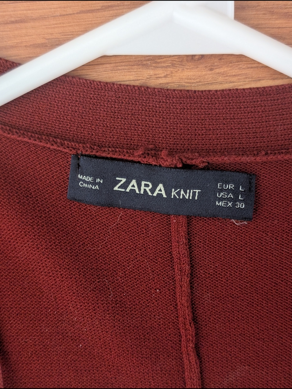 Zara Burnt Orange Button-Front Jumpsuit - Picture 2 of 3